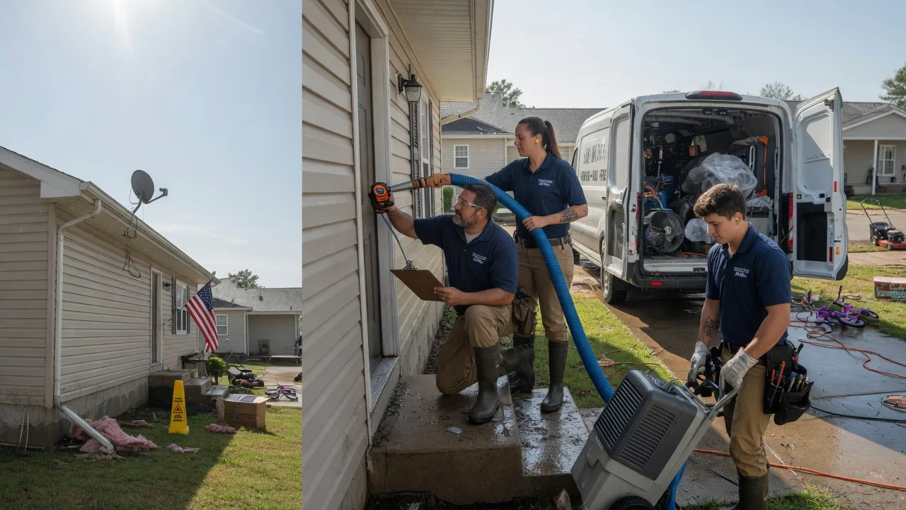 Ceiling Water Damage Restoration in Loudonville, OH near me